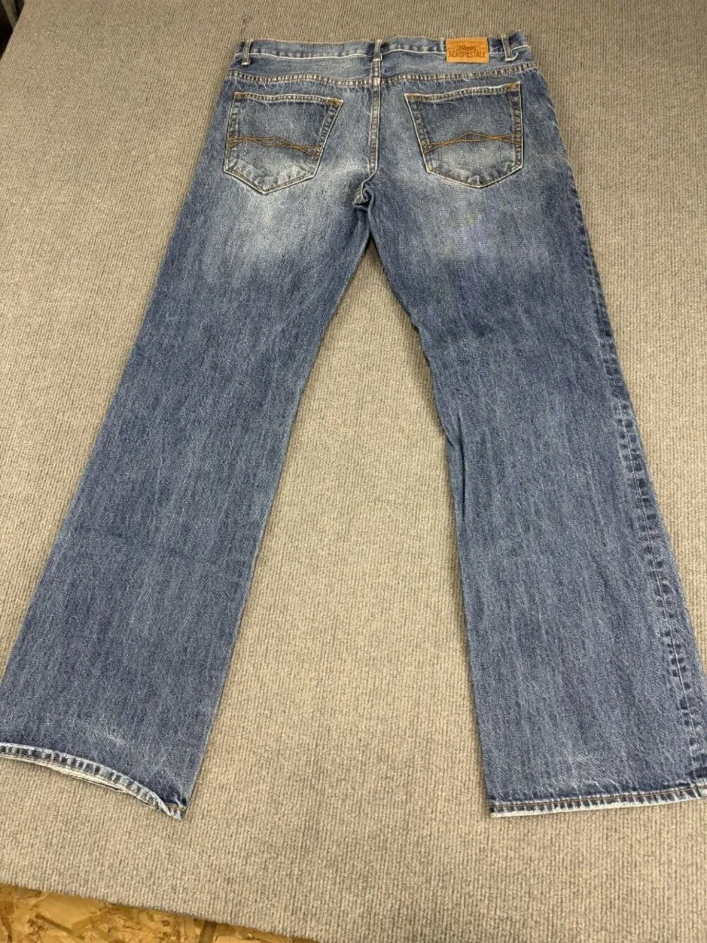 Aeropostale Mens Blue Benton Original Bootcut Jeans 33x34